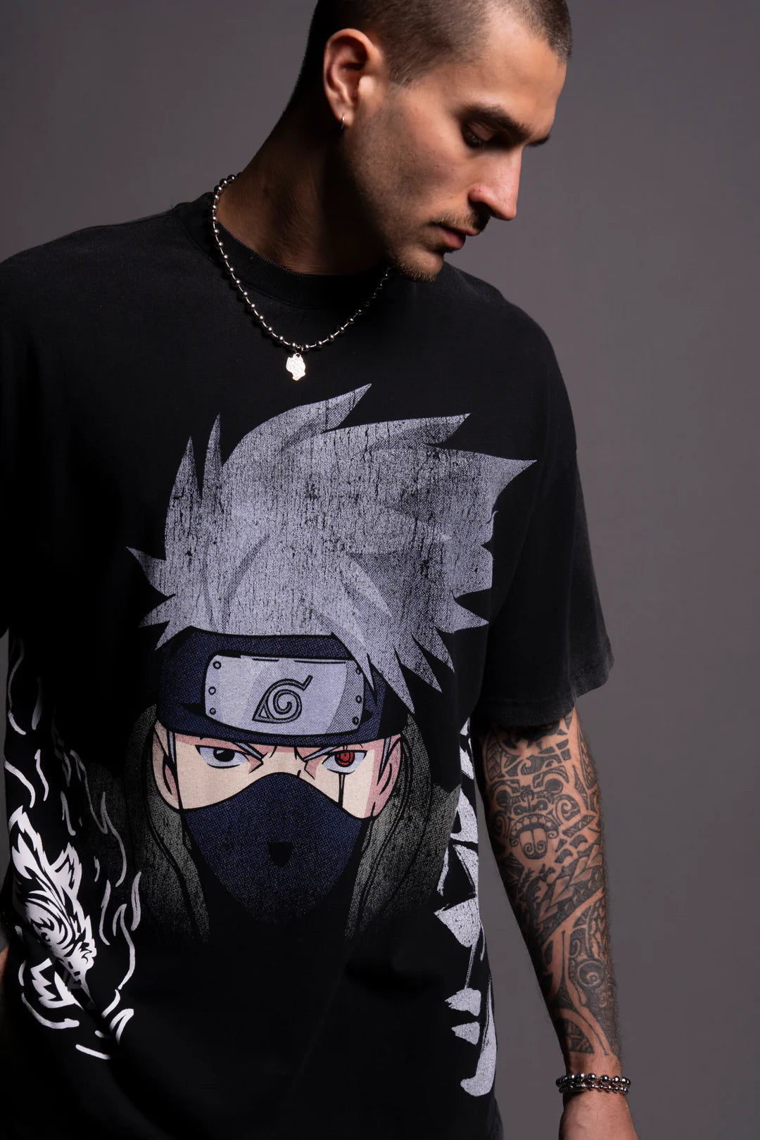 Ninja World "Premium" Oversized Tee in Black #765 of 1000