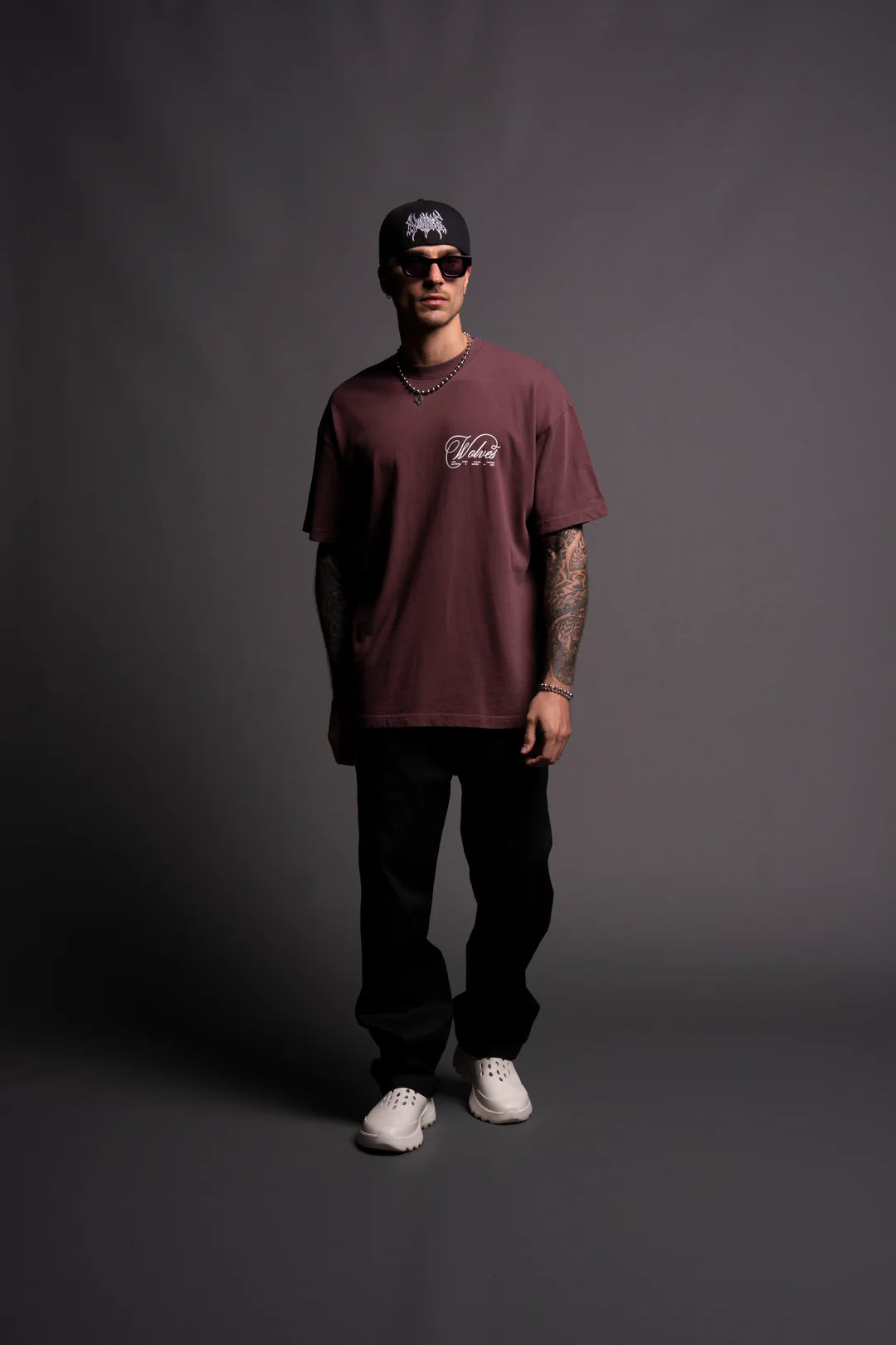 Know Pain "Premium" Oversized Tee in Purple Dusk 1 of 500