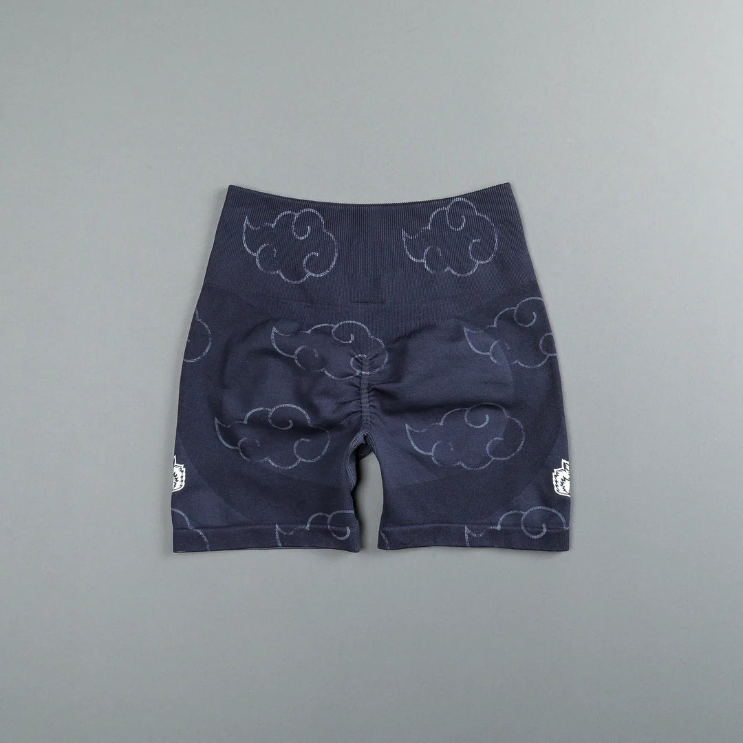 Wolf Cloud Everson Seamless "Training" Shorts in Storm Blue