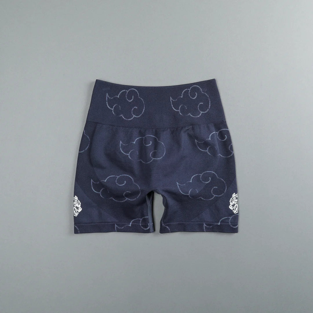 Wolf Cloud Everson Seamless "Training" Shorts in Storm Blue