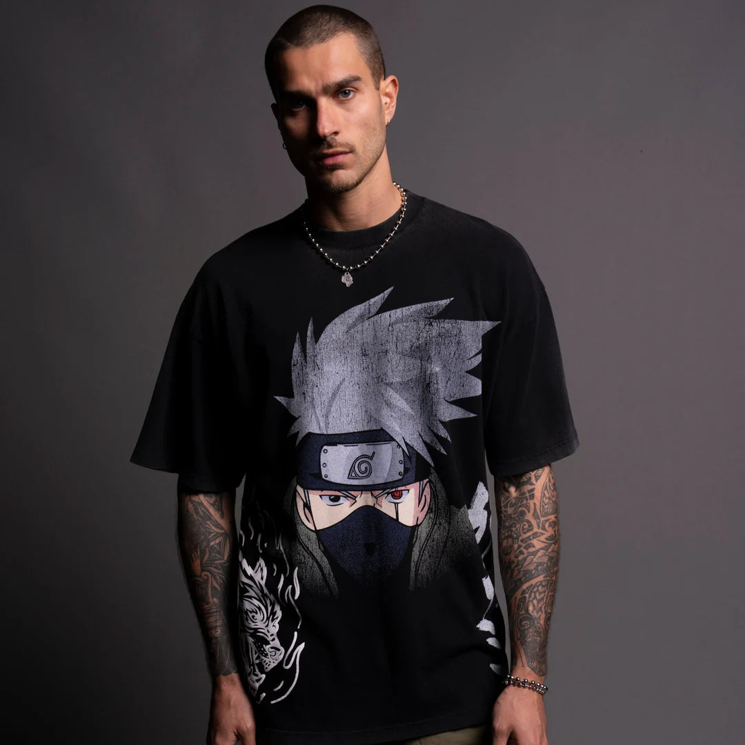 Ninja World "Premium" Oversized Tee in Black #765 of 1000