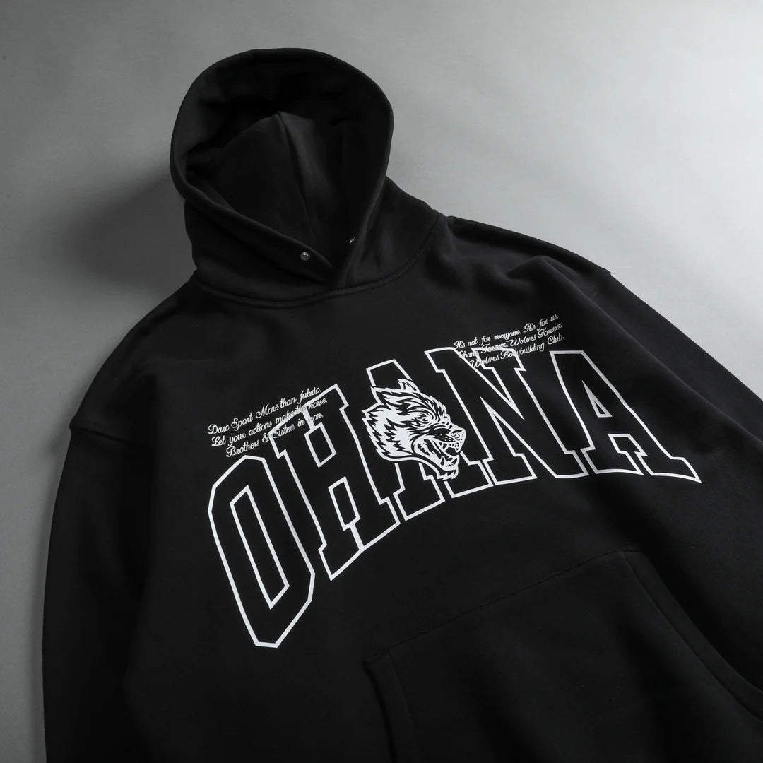 Ohana Forever V2 "Pierce" Hoodie in Black