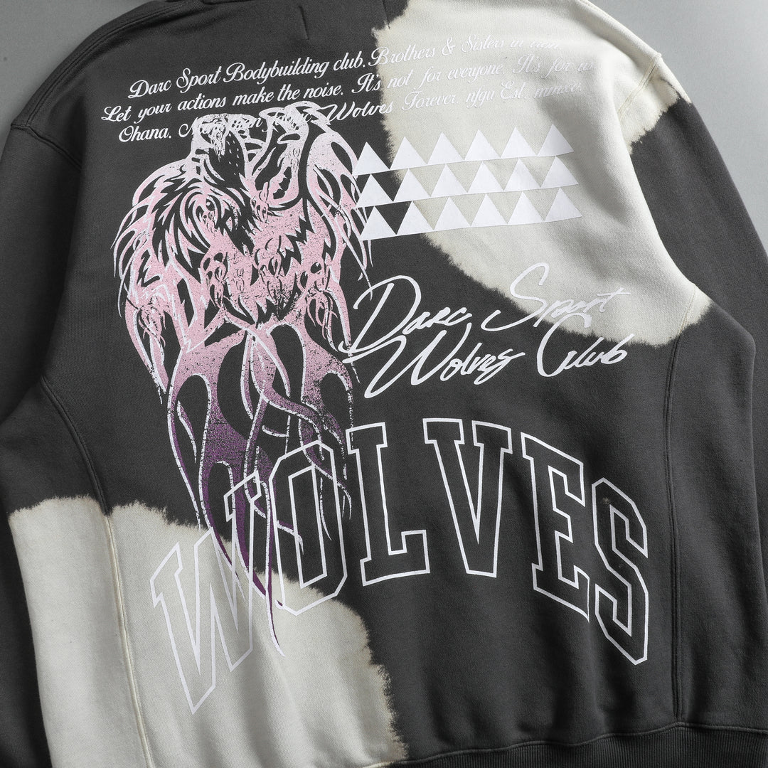 Protect Us "Wyoming" Hoodie in Wolf Gray Acid Wash