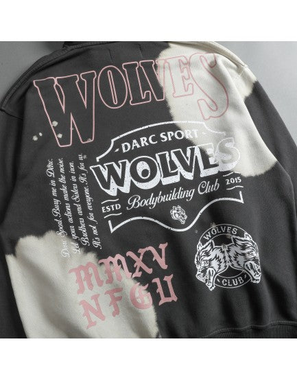 Bury Me In Darc "Pierce" Hoodie in Wolf Gray Acid Wash #988 of 1000