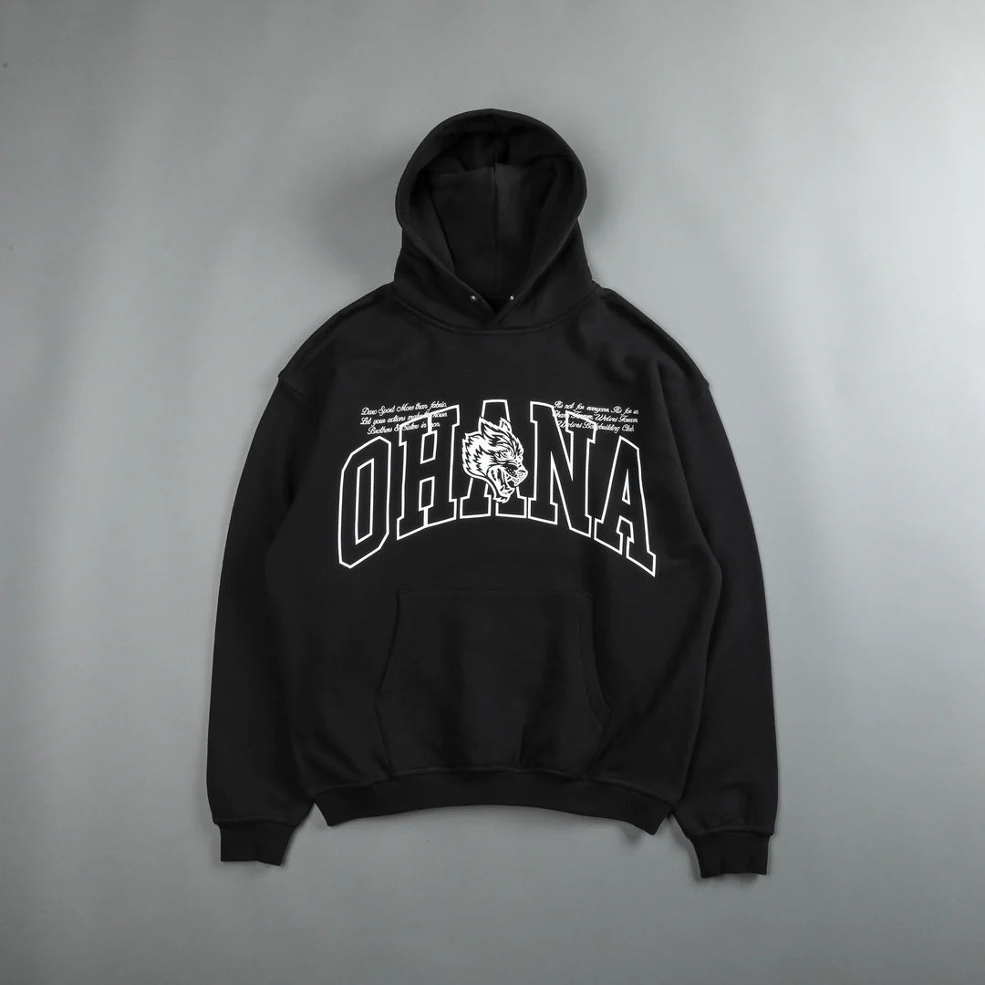 Ohana Forever V2 "Pierce" Hoodie in Black