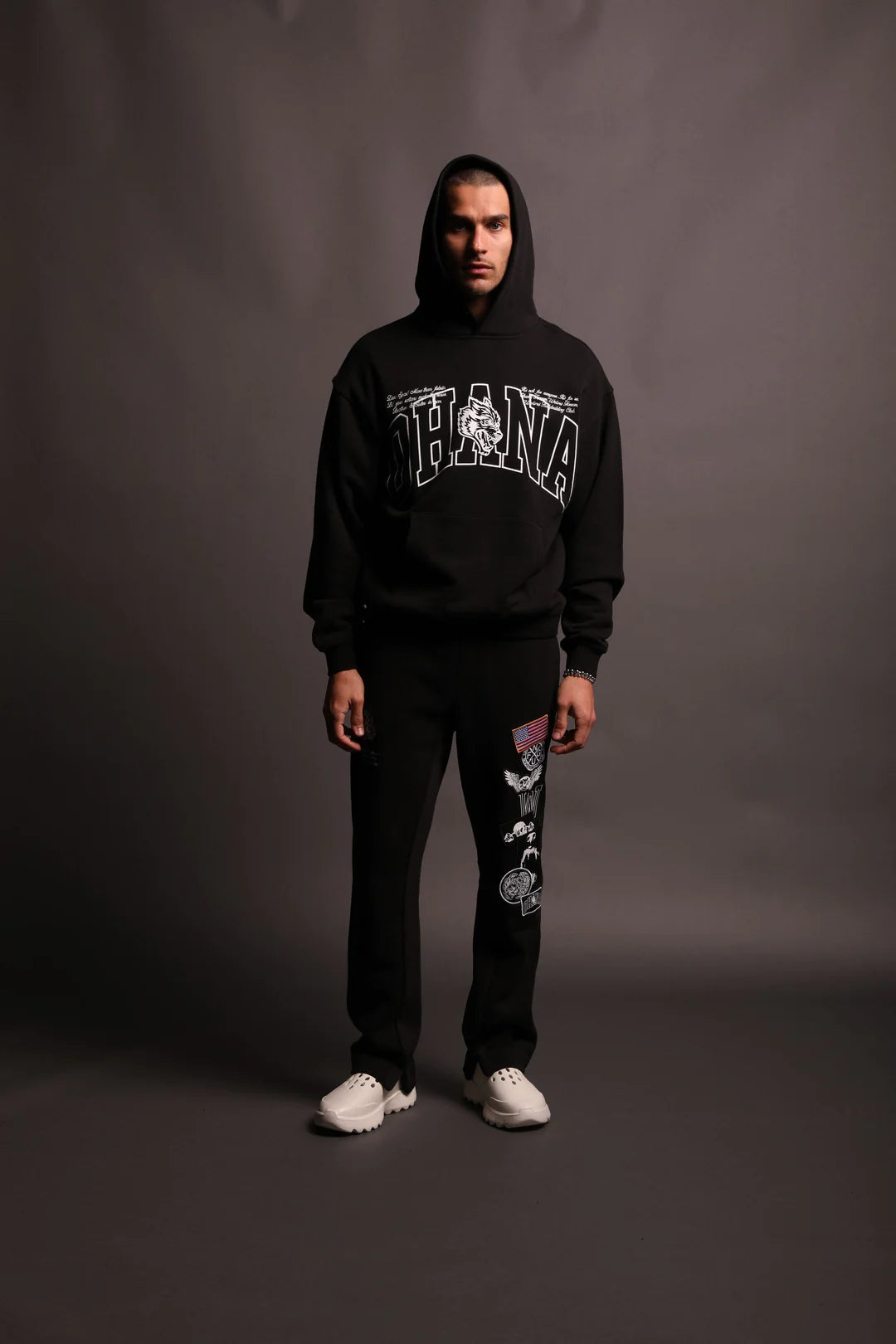 Ohana Forever V2 "Pierce" Hoodie in Black