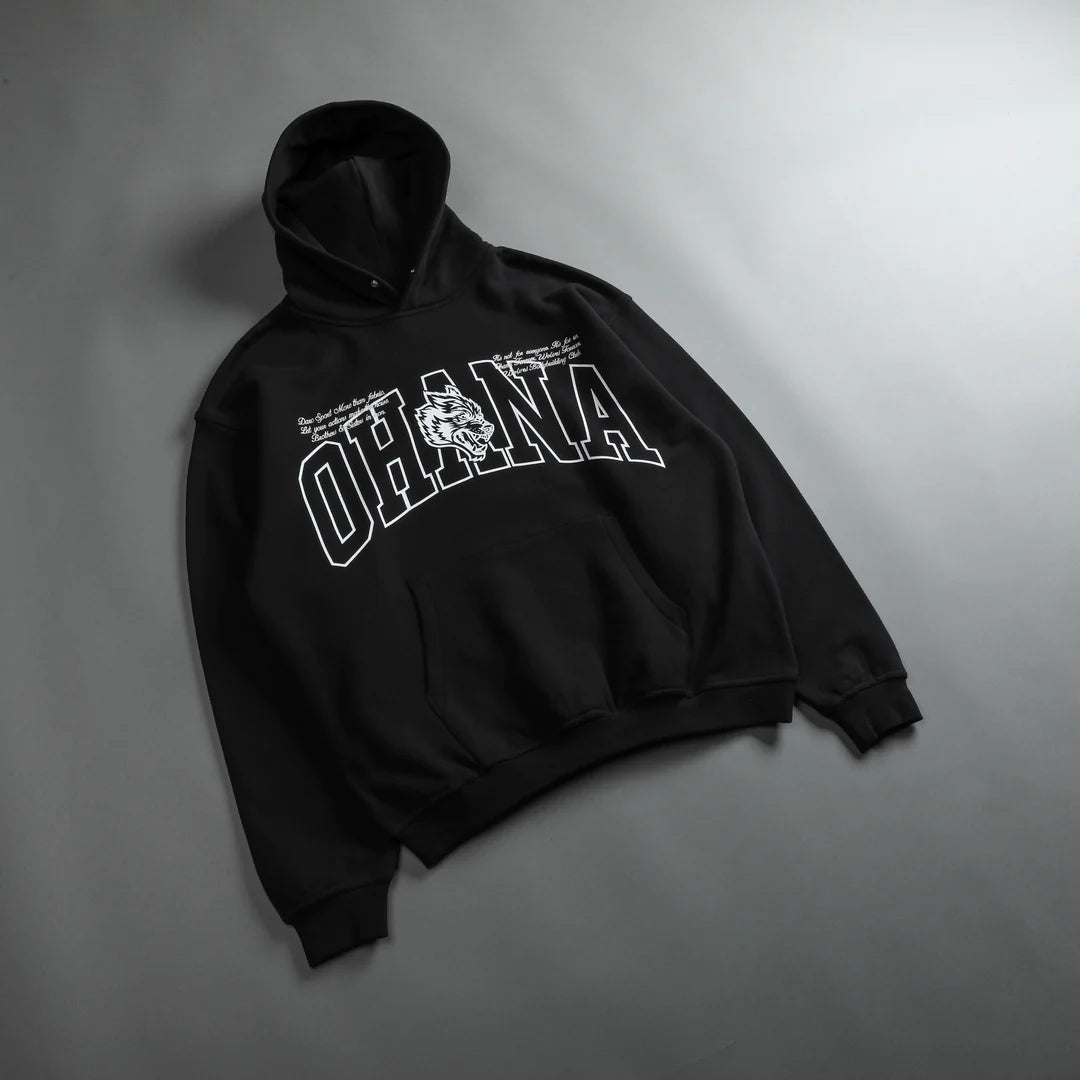 Ohana Forever V2 "Pierce" Hoodie in Black