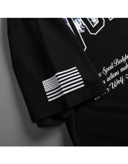 Our Own Wave "Premium" Oversized Tee in Black #269 of 500