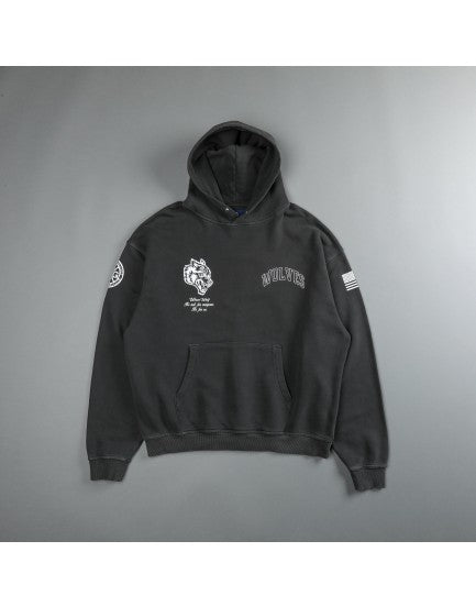 Our Own Wave "Pierce" Hoodie in Pigment Wolf Gray #478 of 500